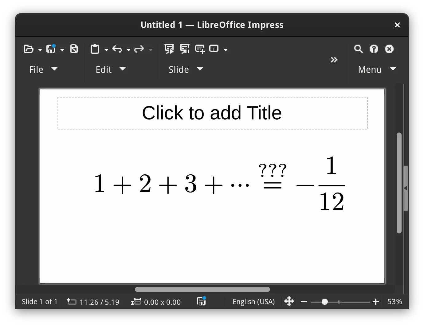 Copying equation from LibreOffice to Platen.